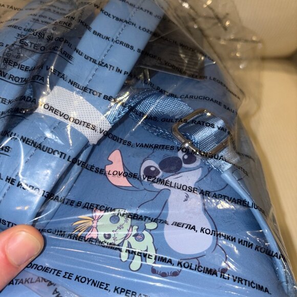 Loungefly Disney Lilo & Stitch Figural Stitch Corduroy Mini Backpack — BoxLunch - Picture 10 of 10